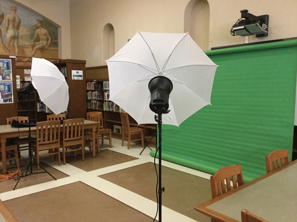 Green Screen in Library